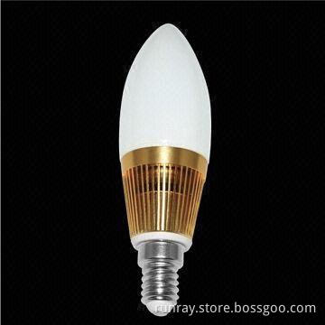 E14 LED Bulb, 180° Angle, 1pc x 3W Epistar Chips